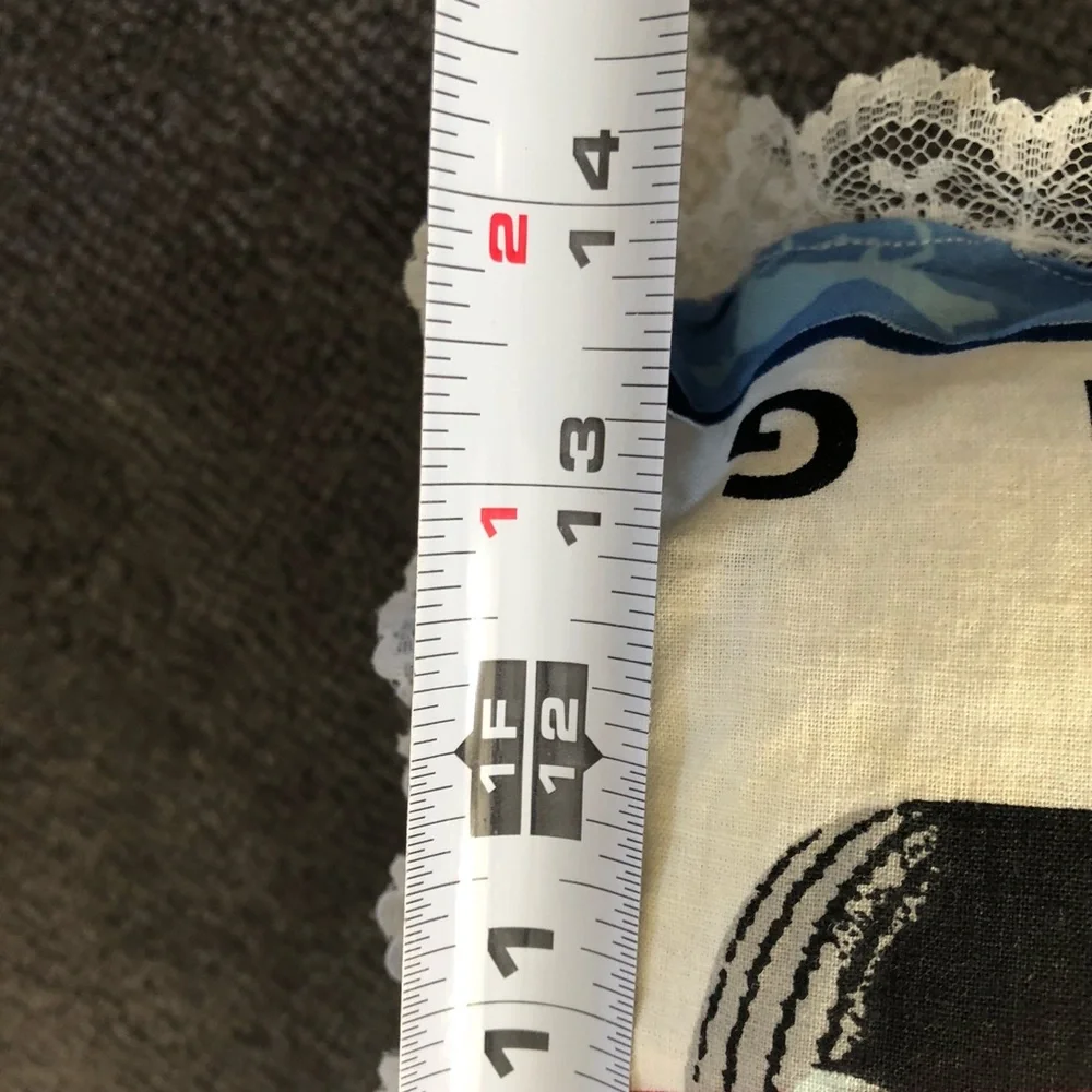 Mustang 1965 Homemade Coverlet Matching Pillow Blue Horse Car Logo
